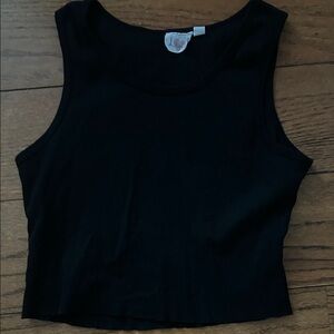 Lucy Classic Black Crop Top